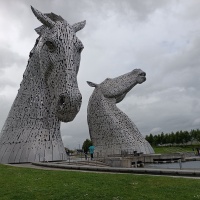 The Kelpies, Scozia: le statue equestri piu' grandi del mondo